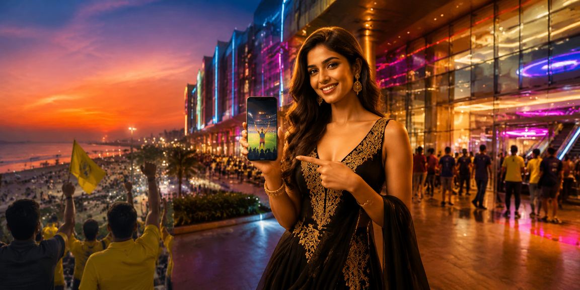 VIP member enjoying exclusive bonus offers on mobile in Chennai