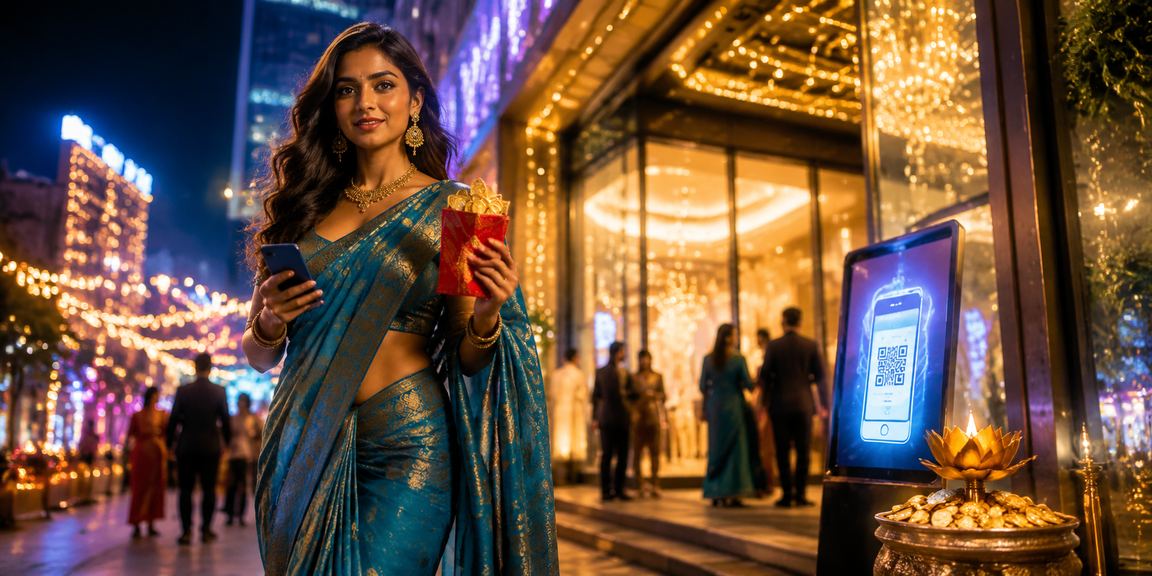 Festive bonuses celebrated with Indian traditional theme
